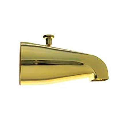Thrifco Plumbing Polished Brass 3/4-1/2 Inch Diverter Spout 4402206